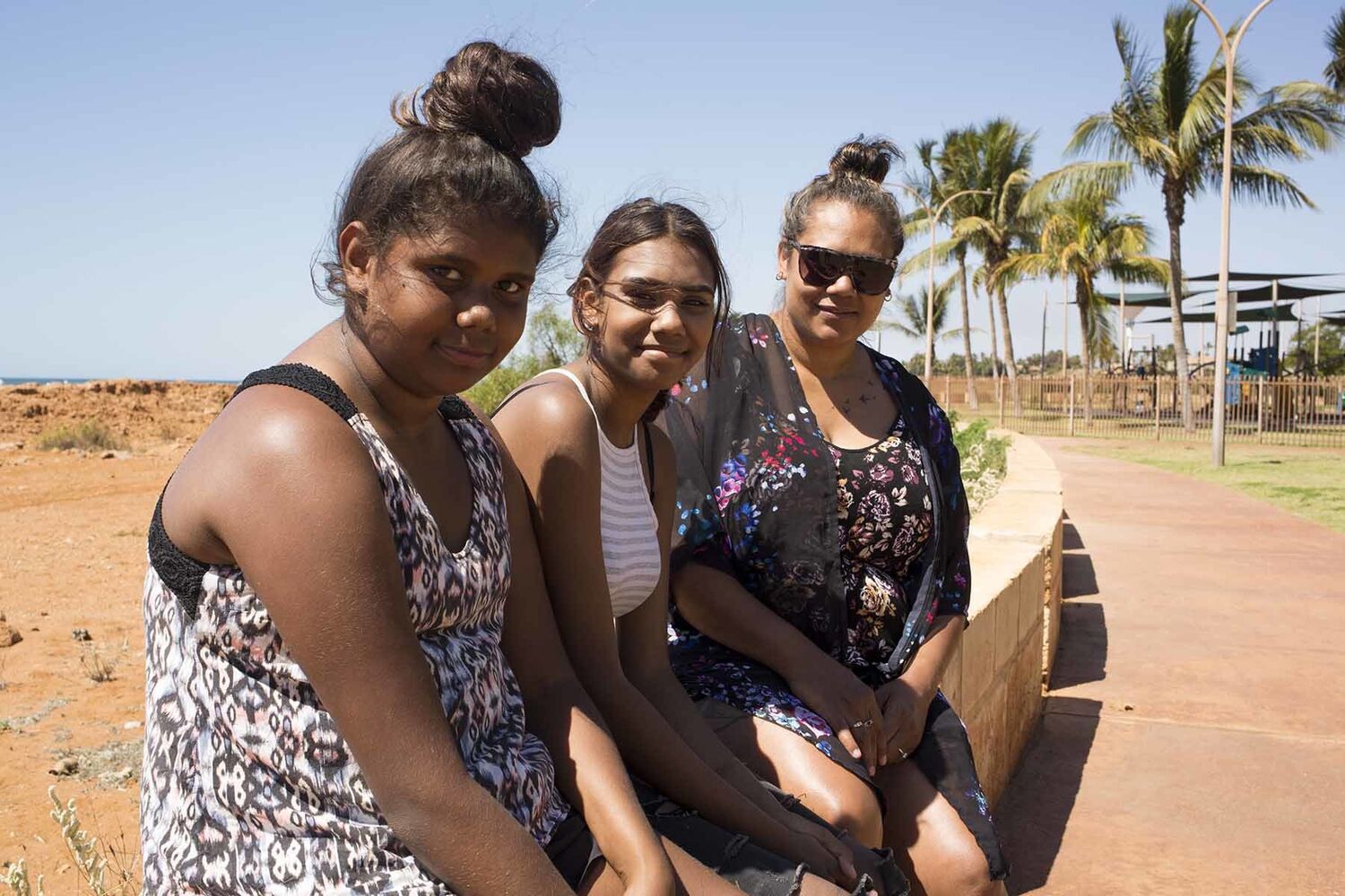 Aboriginal Young People And Mum Port Hedland
